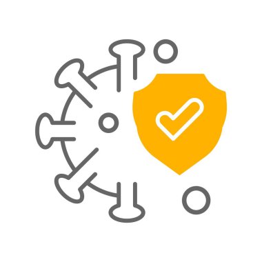 Vektör covid 19 Simge illüstrasyonu