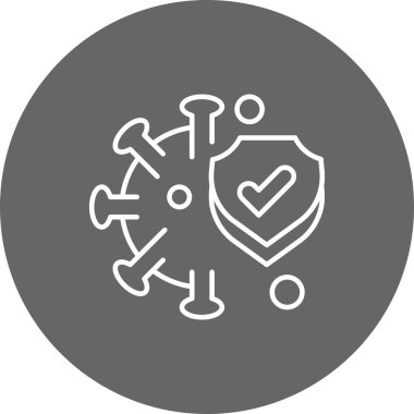 Vektör covid 19 Simge illüstrasyonu