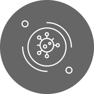 Vektör korona virüsü Ico