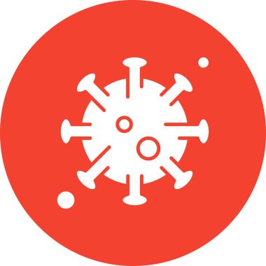 covid 19 Simgesi, Vektör illüstrasyonu  