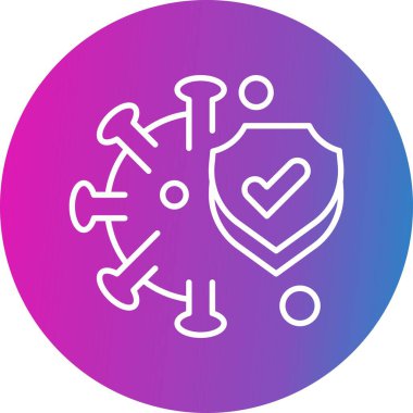 Vektör covid 19 Simge illüstrasyonu