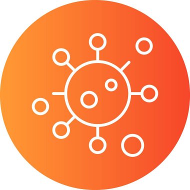Vektör korona virüsü Ico