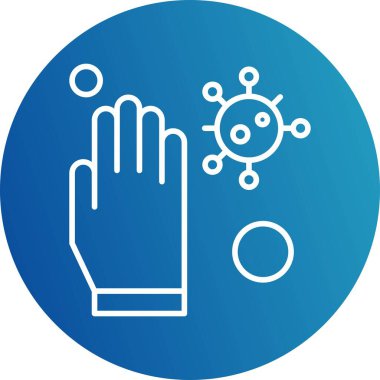 Vektör covid 19 Simge illüstrasyonu