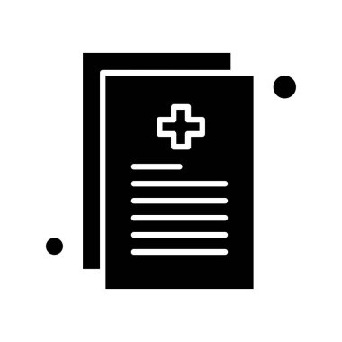 Vektör Covid 19 rapor Simgesi