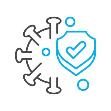 Vektör Covid 19 rapor Simgesi illüstrasyonu