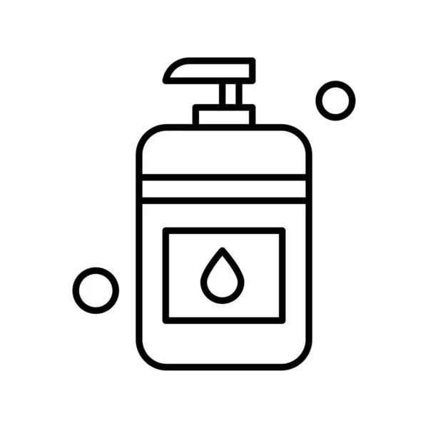 Sanitizer Ícone Plano Ilustração Vetorial — Vetor de Stock