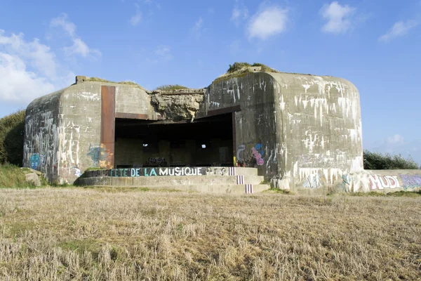 Bunker "Todt Battery number 4" France — Stock Photo, Image