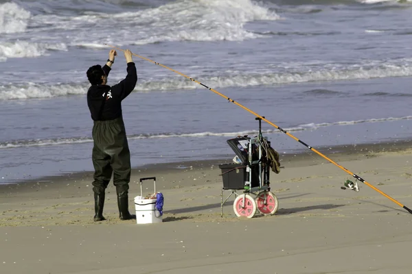 Line fishing at sea — Stock Photo, Image