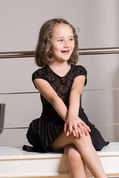 Cute little girl posing — Stock Photo, Image