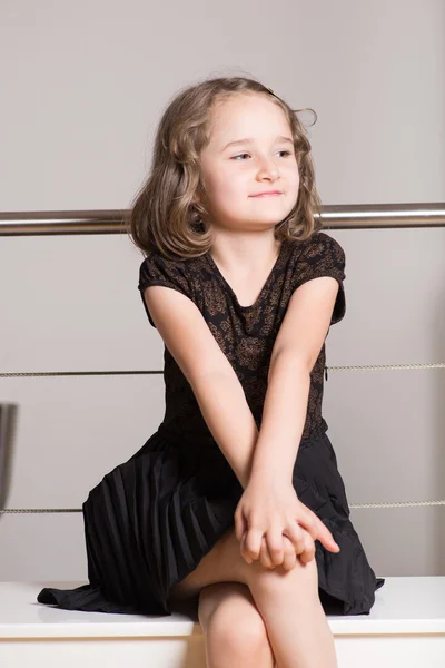 Cute little girl posing — Stock Photo, Image