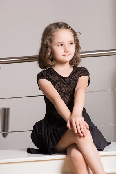 Cute little girl posing — Stock Photo, Image