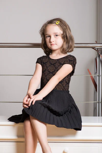 Cute little girl posing — Stock Photo, Image