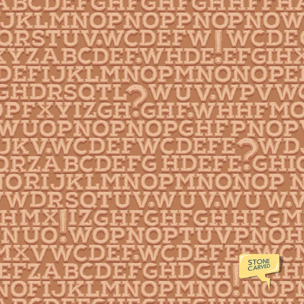 Ancient latin alphabet. Letters pattern. Seamless texture. — Wektor stockowy