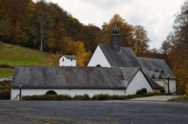 Back Pilgrimage Church Maria Martental Rhineland Palatinate Leienkaul Fall Day — Stock Photo, Image