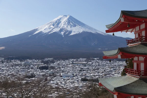 Monte Fuji en invierno, Japón —  Fotos de Stock