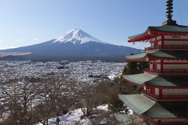 Monte Fuji en invierno, Japón —  Fotos de Stock