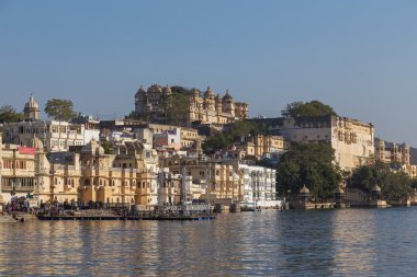 Udaipur Rajasthan Hindistan devlet şehir sarayda