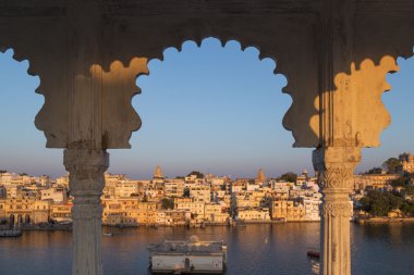 Udaipur Rajasthan Hindistan devlet şehirde