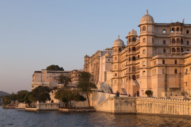Udaipur Rajasthan Hindistan devlet şehir sarayda