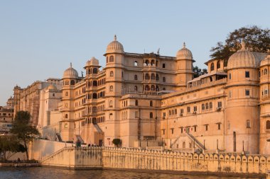 Udaipur Rajasthan Hindistan devlet şehir sarayda
