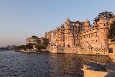 Udaipur Rajasthan Hindistan devlet şehir sarayda