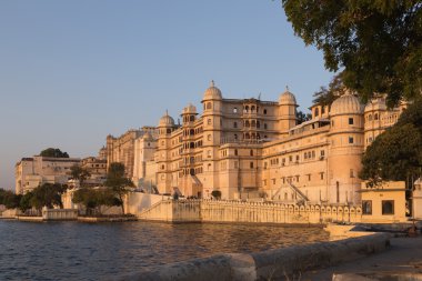 Udaipur Rajasthan Hindistan devlet şehir sarayda