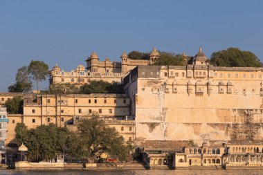 Udaipur Rajasthan Hindistan devlet şehir sarayda