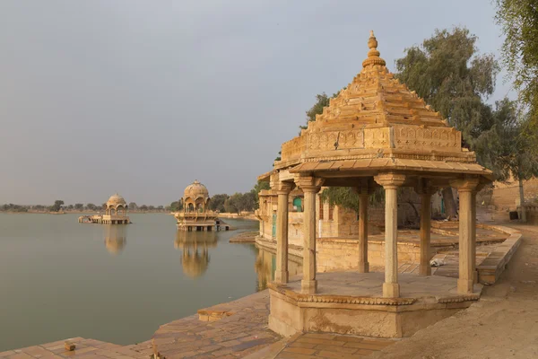 Gadisar gölde Jaisalmer, Rajasthan eyalet, Hindistan