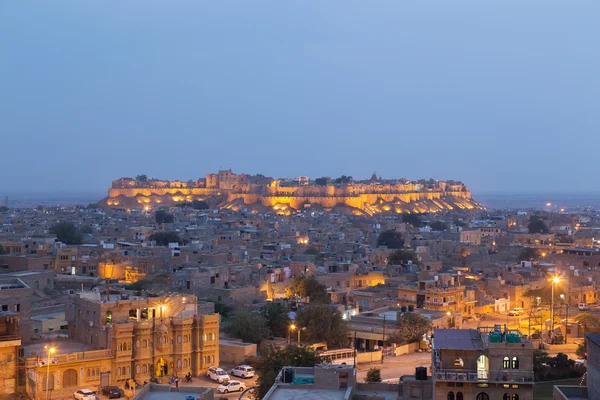 Jaisalmer città nello stato del Rajasthan, India — Foto Stock