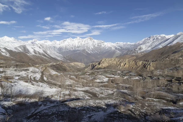 Landskap av Muktinath by i lägre Mustang District, Nepal — Stockfoto