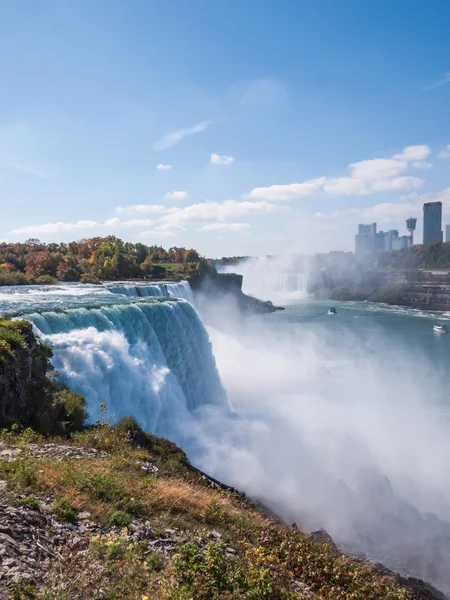 Niagarské vodopády na podzim, Usa — Stock fotografie