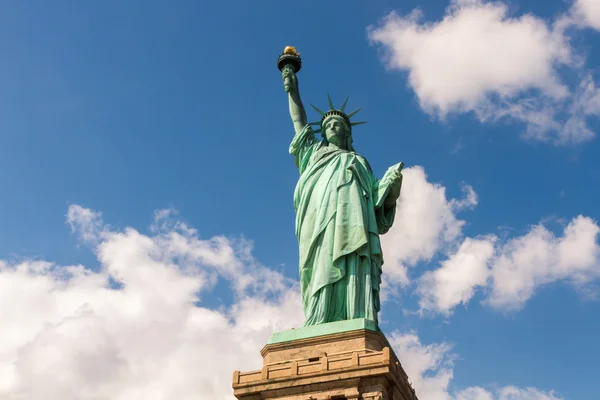 미국 뉴욕에서의 자유의 여신상 — 스톡 사진