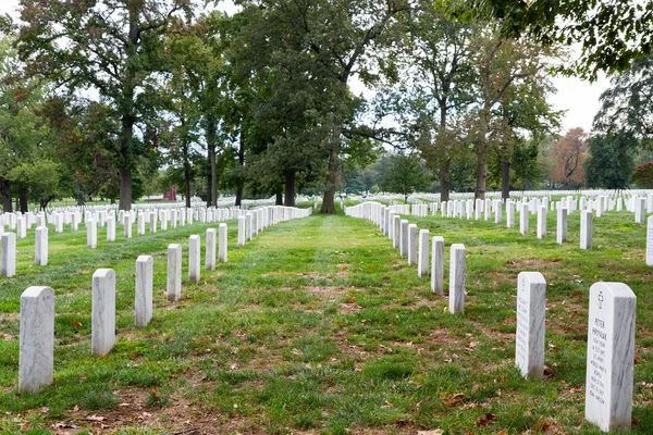 Cemitério Nacional de Arlington em Washington DC, EUA — Fotografia de Stock