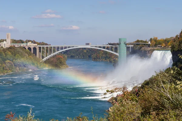 Tęczowy Most w Niagara Falls, Stany Zjednoczone Ameryki — Zdjęcie stockowe