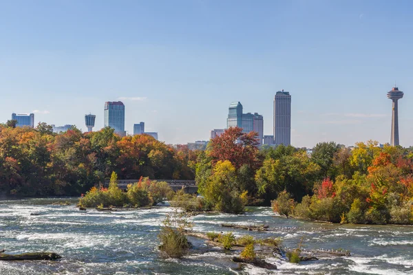 Niagaran putoukset syksyllä, Yhdysvallat — kuvapankkivalokuva