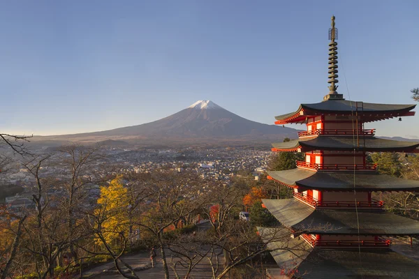 Pagodas en Fujiyoshida, Japón —  Fotos de Stock