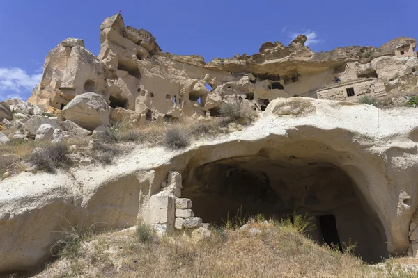 Cavusin casa antigua en Capadocia, Turquía — Foto de Stock