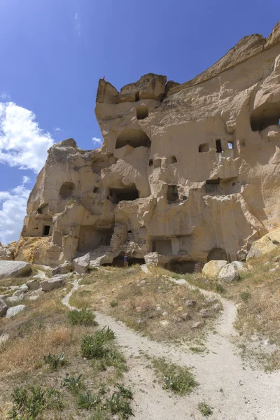 Cavusin casa antigua en Capadocia, Turquía — Foto de Stock