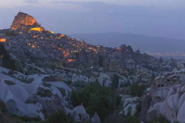Uchisar в Каппадокії, Туреччина — стокове фото