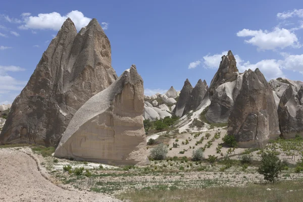 Cappadocia krajobraz, Turcja — Zdjęcie stockowe