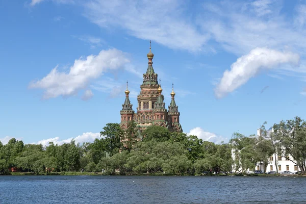 Петропавловский собор в Петергофе — стоковое фото