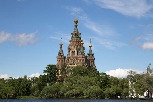 Петропавловский собор в Петергофе — стоковое фото