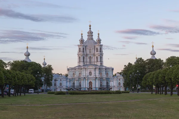 Smolny Cathedral in St.Petersburg, Russia — Stock Photo, Image