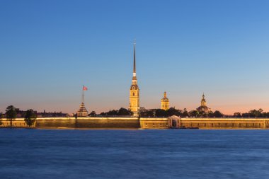 Peter and Paul Fortress at St.Petersburg, Russia clipart