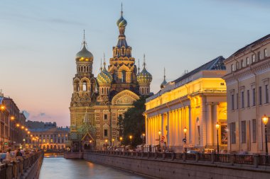 St.Petersburg, Rusya Federasyonu, kan üzerinde kurtarıcı Kilisesi