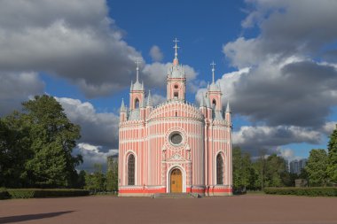 Chesma Cathedral at St.Petersburg, Russia clipart