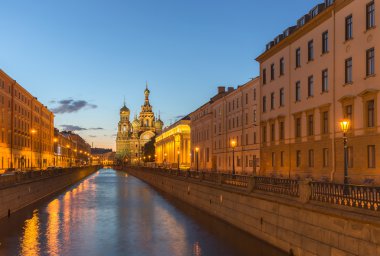 St.Petersburg, Rusya Federasyonu, kan üzerinde kurtarıcı Kilisesi