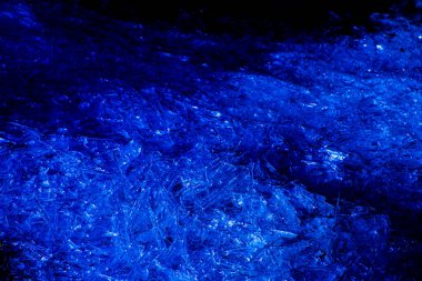 Mavi soyut kristal parıltılı arkaplan