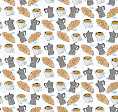 kahve seamless modeli