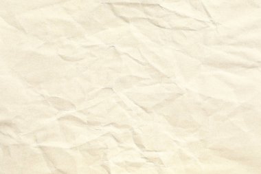 Eski soluk sarı buruşuk kağıt arkaplan dokusu